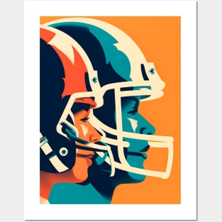 American Football pop style Posters and Art